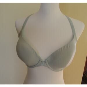 Victoria's Secret Bra Front Closure Lace Racerback 34DDD Teal Underwire 36010977